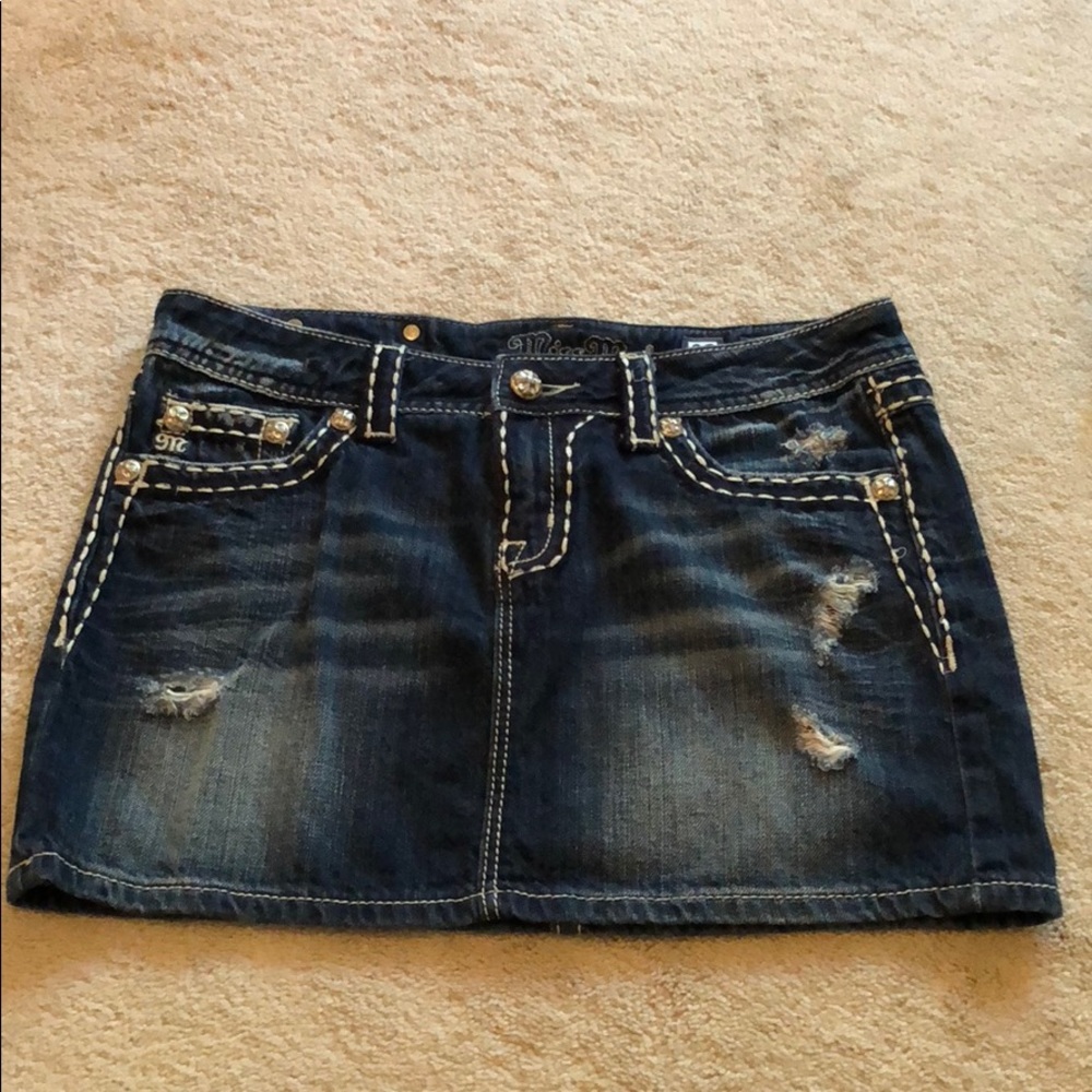 Miss Me Jean Skirt